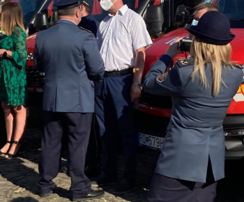Aktuality / Prevzatie hasičského vozidla IVECO.